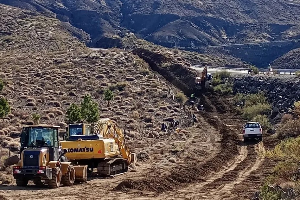 Guañacos ya tiene gas natural y avanza la obra hacia Las Ovejas