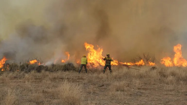 Centenario: ráfagas, incendios intencionales y un accidente vial