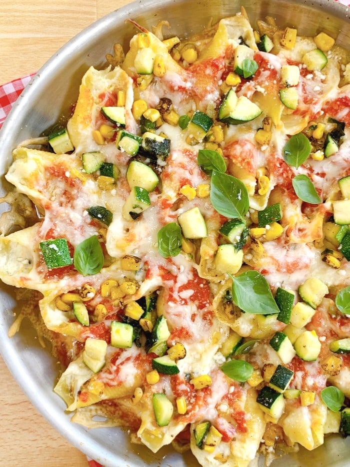 Summer Stuffed Shells With Zucchini And Corn