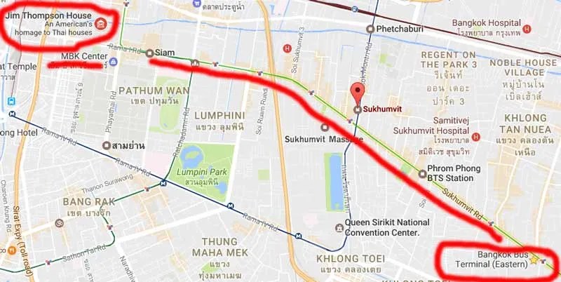 Best Areas To Stay In Bangkok First Time In 2025 Sukhumvit Area Map 