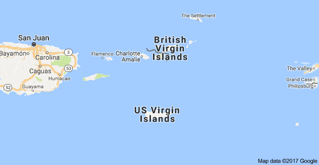 US Virgin Islands Amp Puerto Rico Map It Out USVI2 