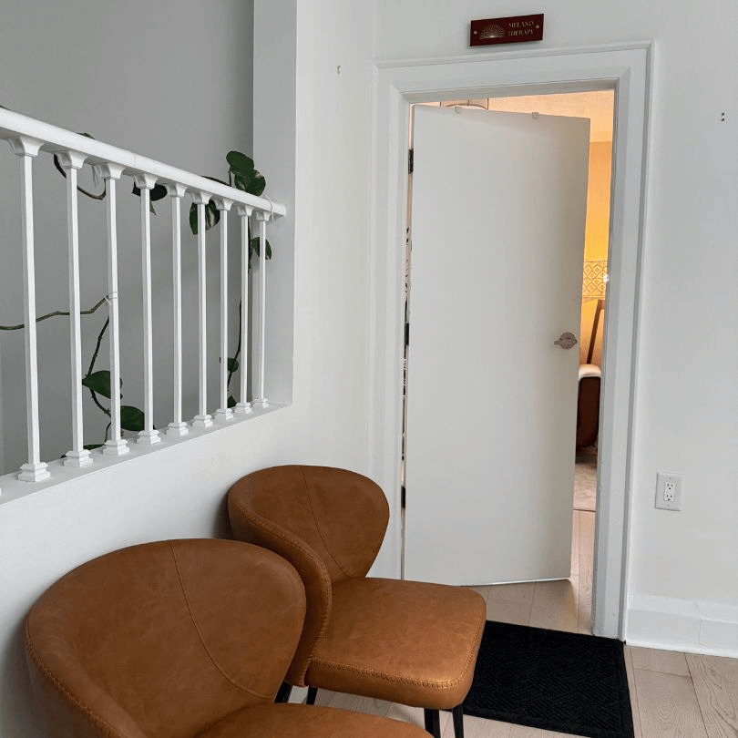 Melano Therapy waiting room 728 St Clair Ave W Toronto