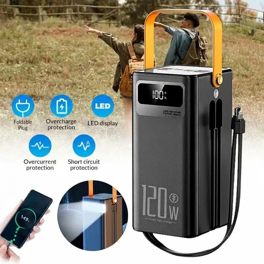 MegaCharge Power Bank — 120W Super Fast Charge