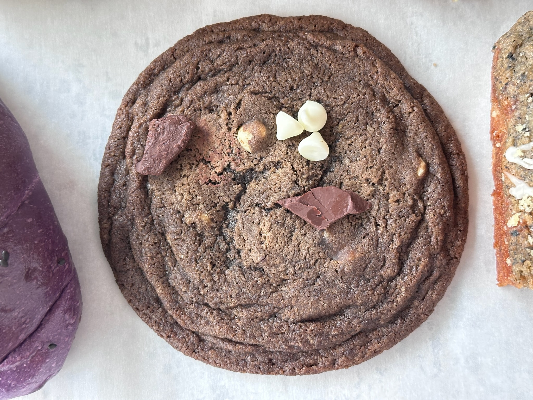 Hojicha Black and White Chip Cookie
