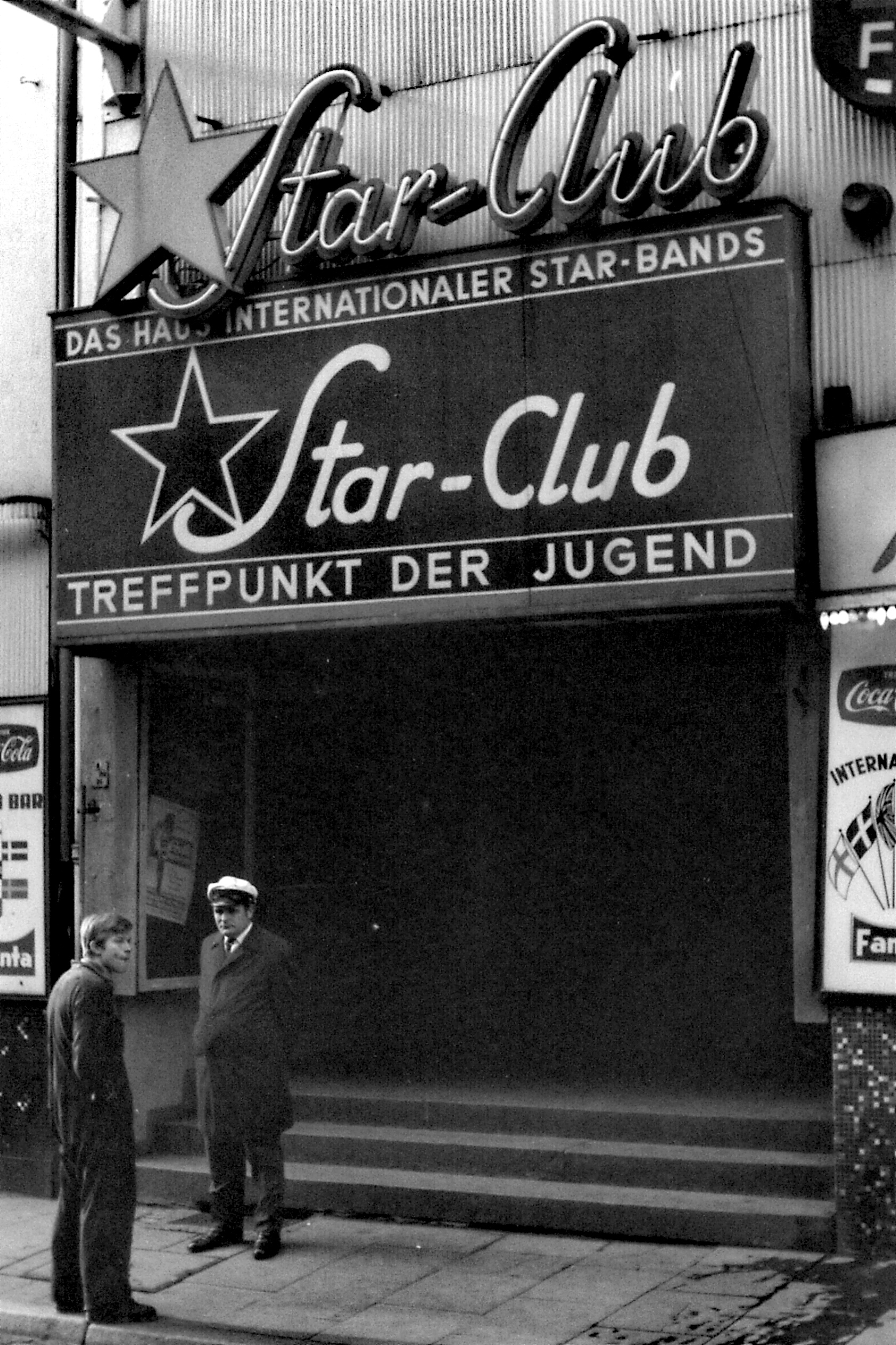 Entrance to the Star-Club in Hamburg, Germany, photographed in 1968