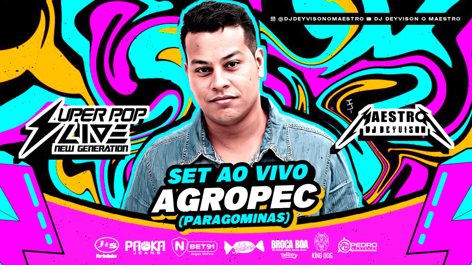 SUPER POP LIVE EM PARAGOMINAS 20-08-23