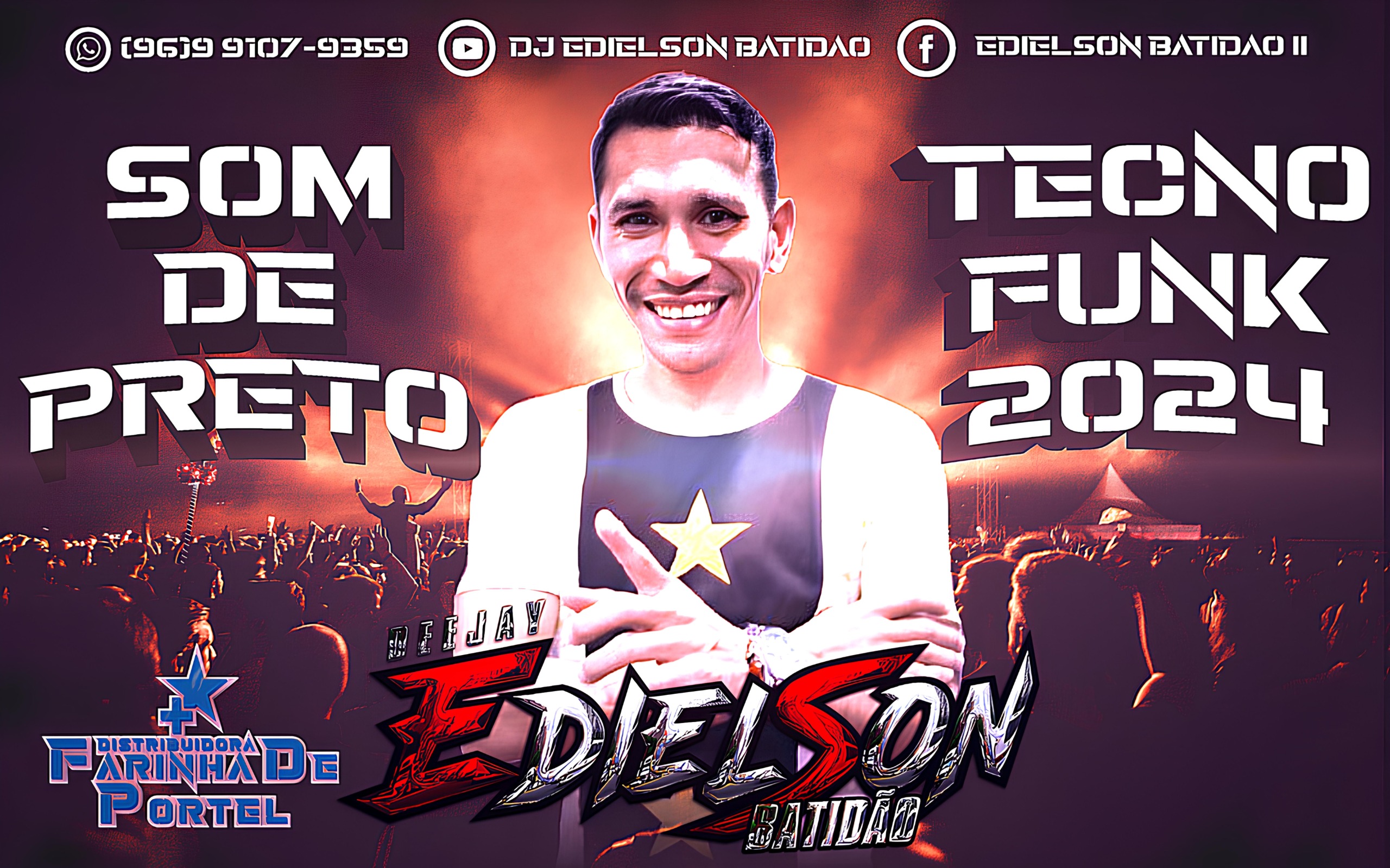 DJ EDIELSON BATIDÃO – SOM DE PRETO (TECNOFUNK) REMIX 2024