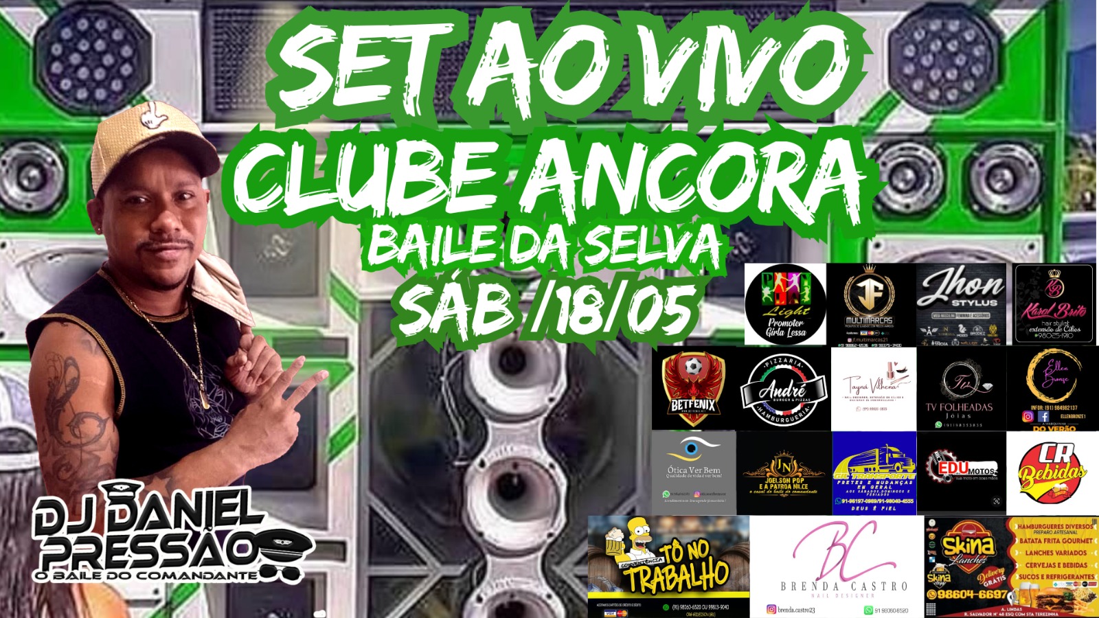 DJ DANIEL PRESSÃO NO CLUBE ANCORA NO BAILE DA SELVA-SÁB-18-05-2024