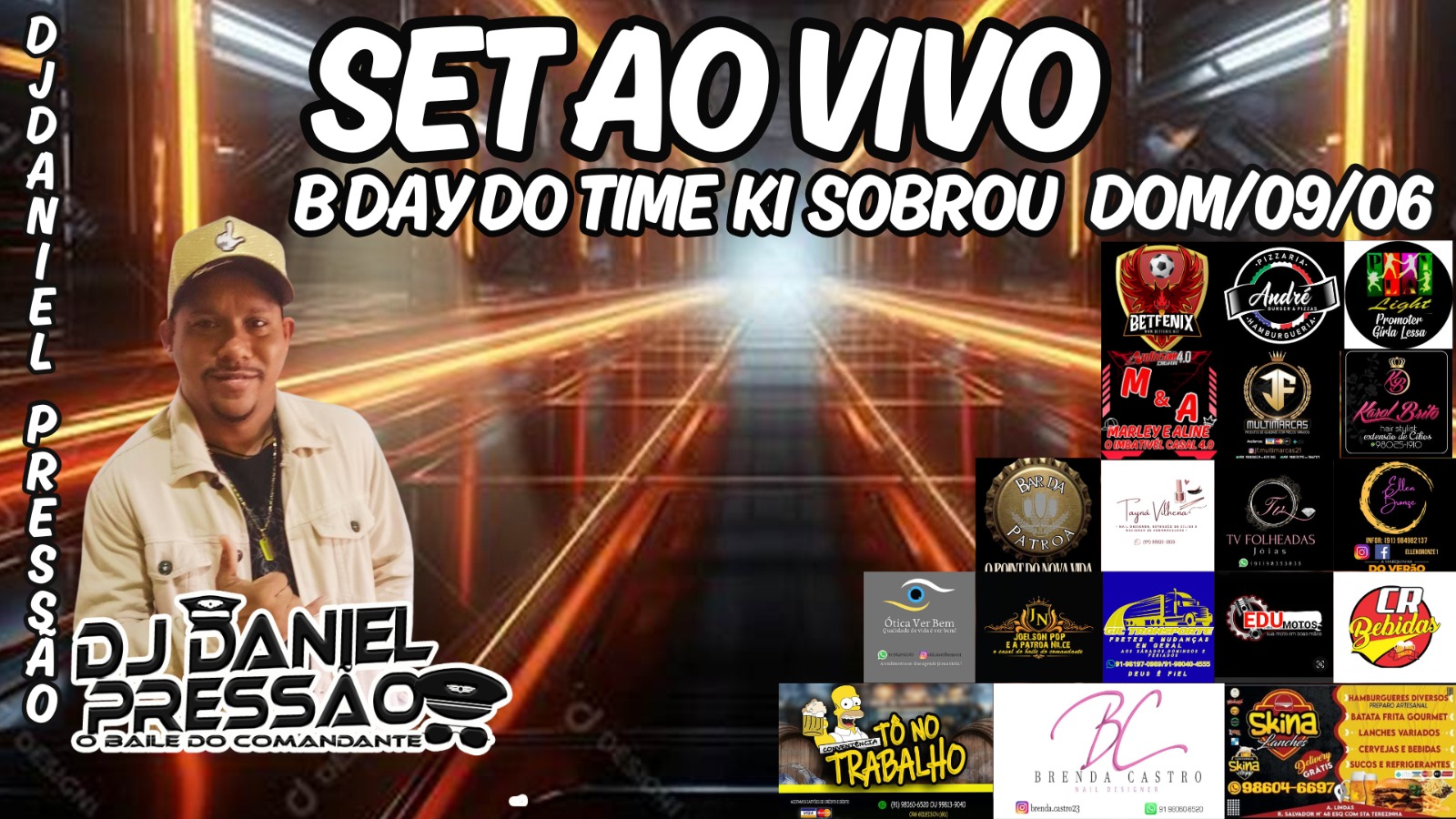 SET AO VIVO DJ DANIEL PRESSÃO NO ANIVERSARIO DO TIME KI SOBROU-09-06