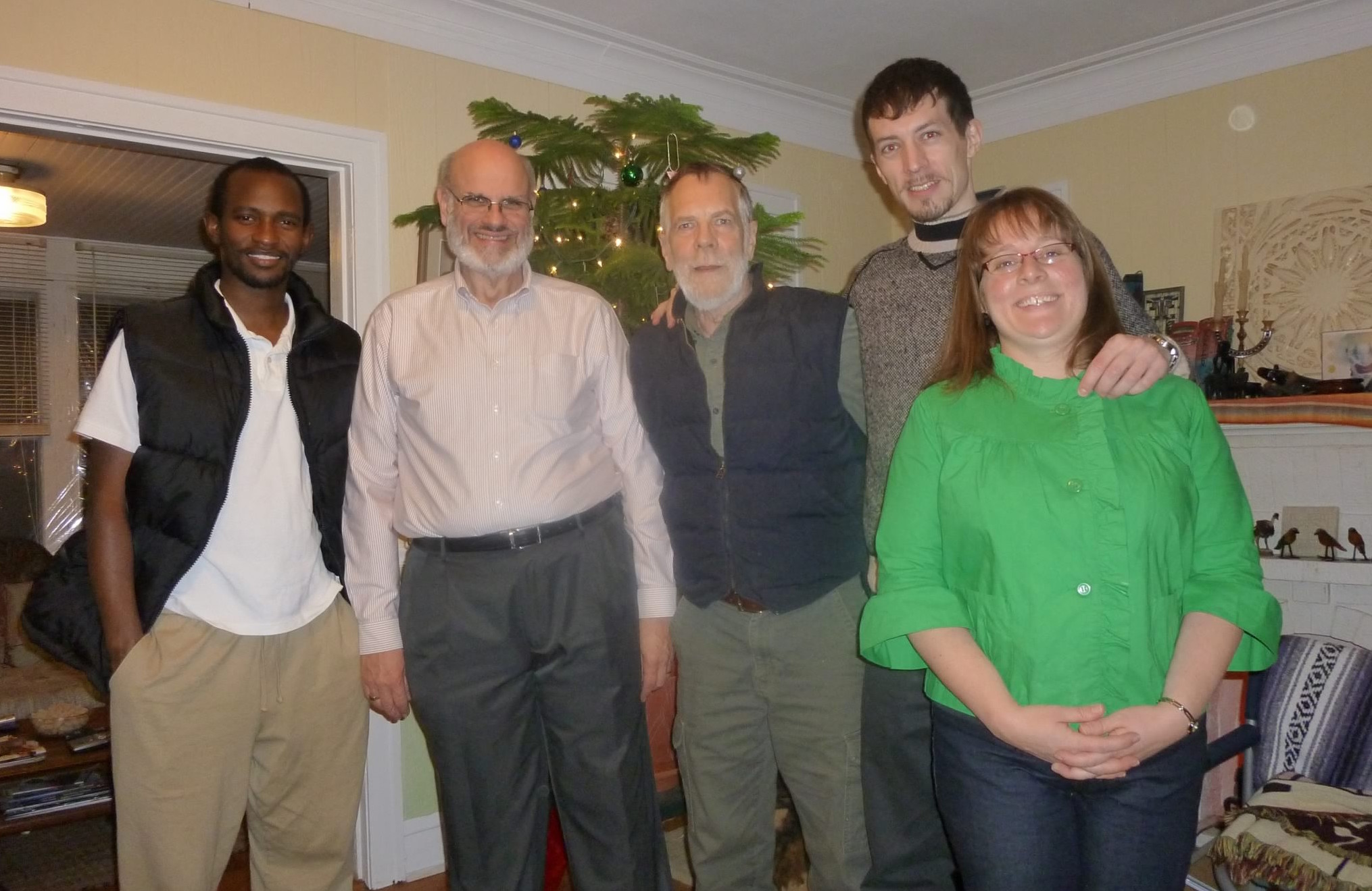 Renee enters the picture. Amana is at left