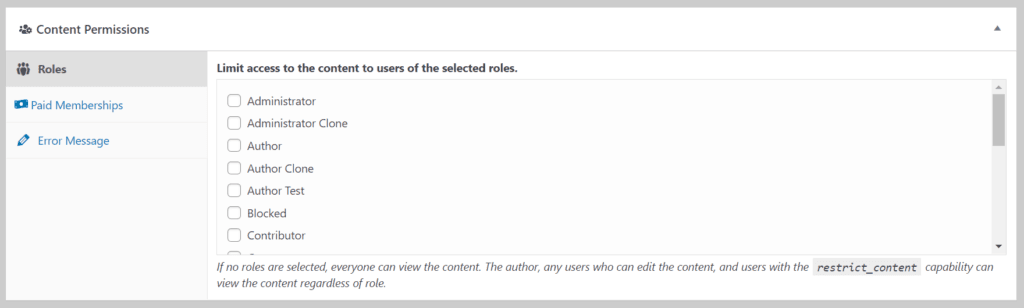 Bitnami applies the following default permissions to wordpress files and directories: Content Permissions - Members WordPress Plugin