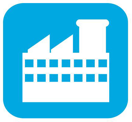 Process Gas Factory Graphic