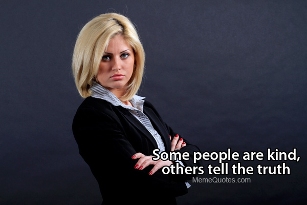 Serious businesswoman