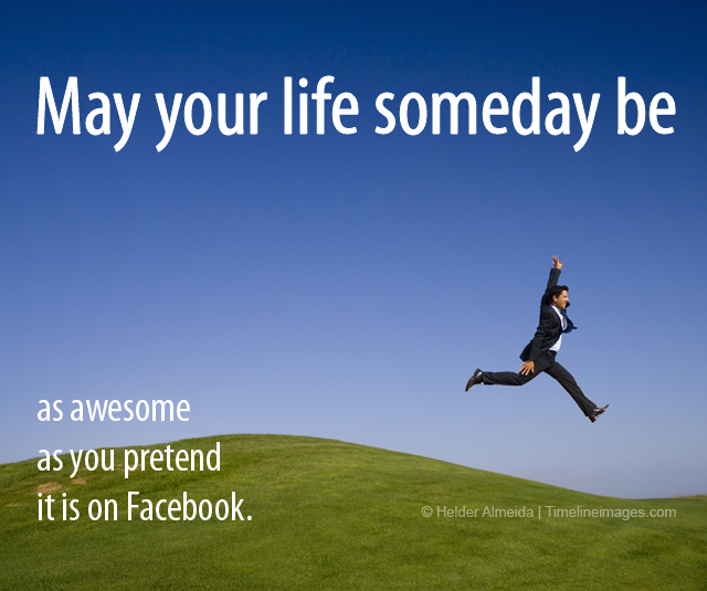 Facebook pretenders meme quote