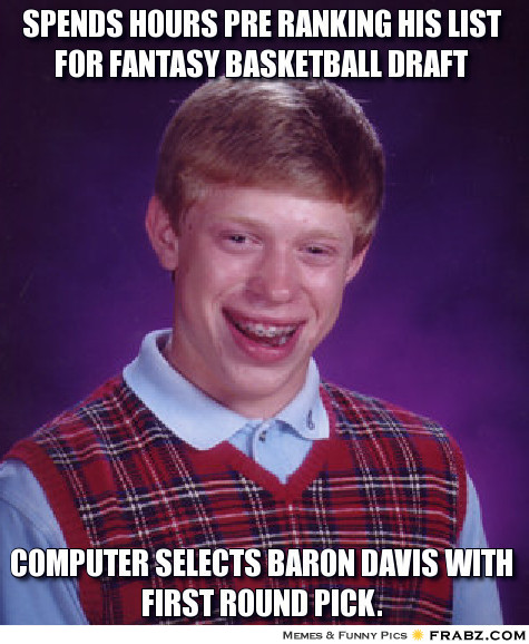Fantasy Basketball Memes