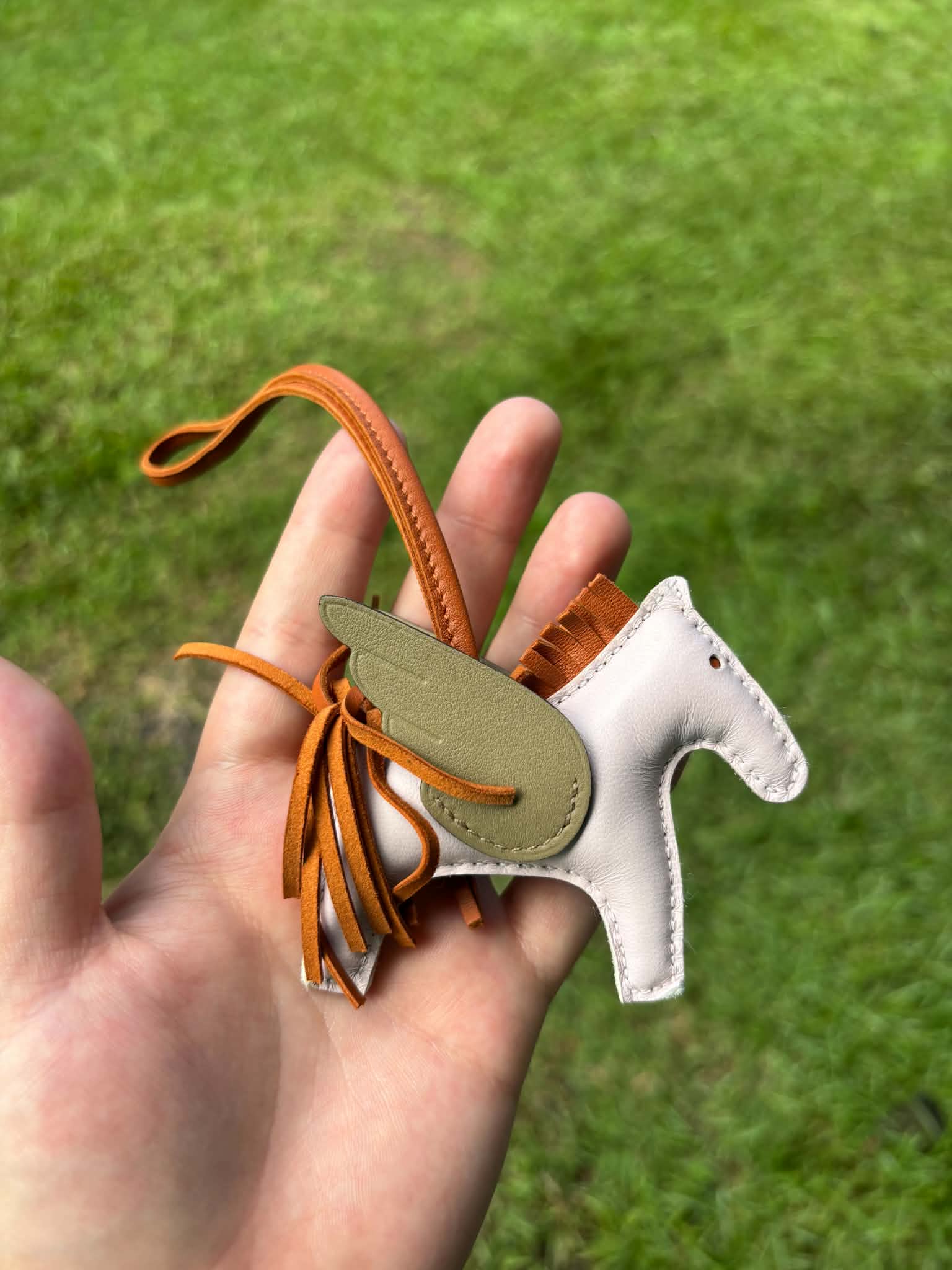 Hermès Leather Rodéo Pégase Bag Charm