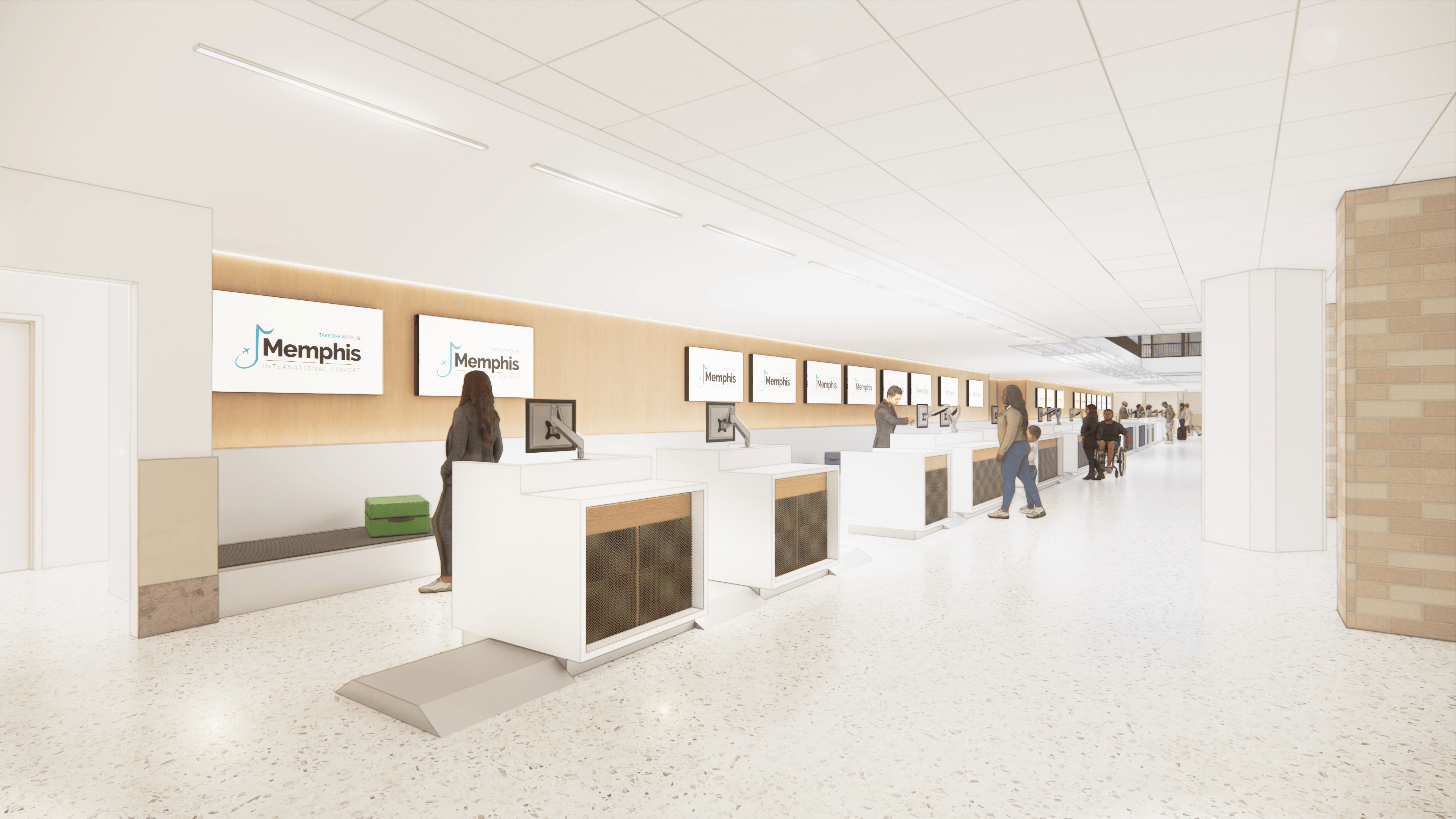 Departure Hall, Ticketing