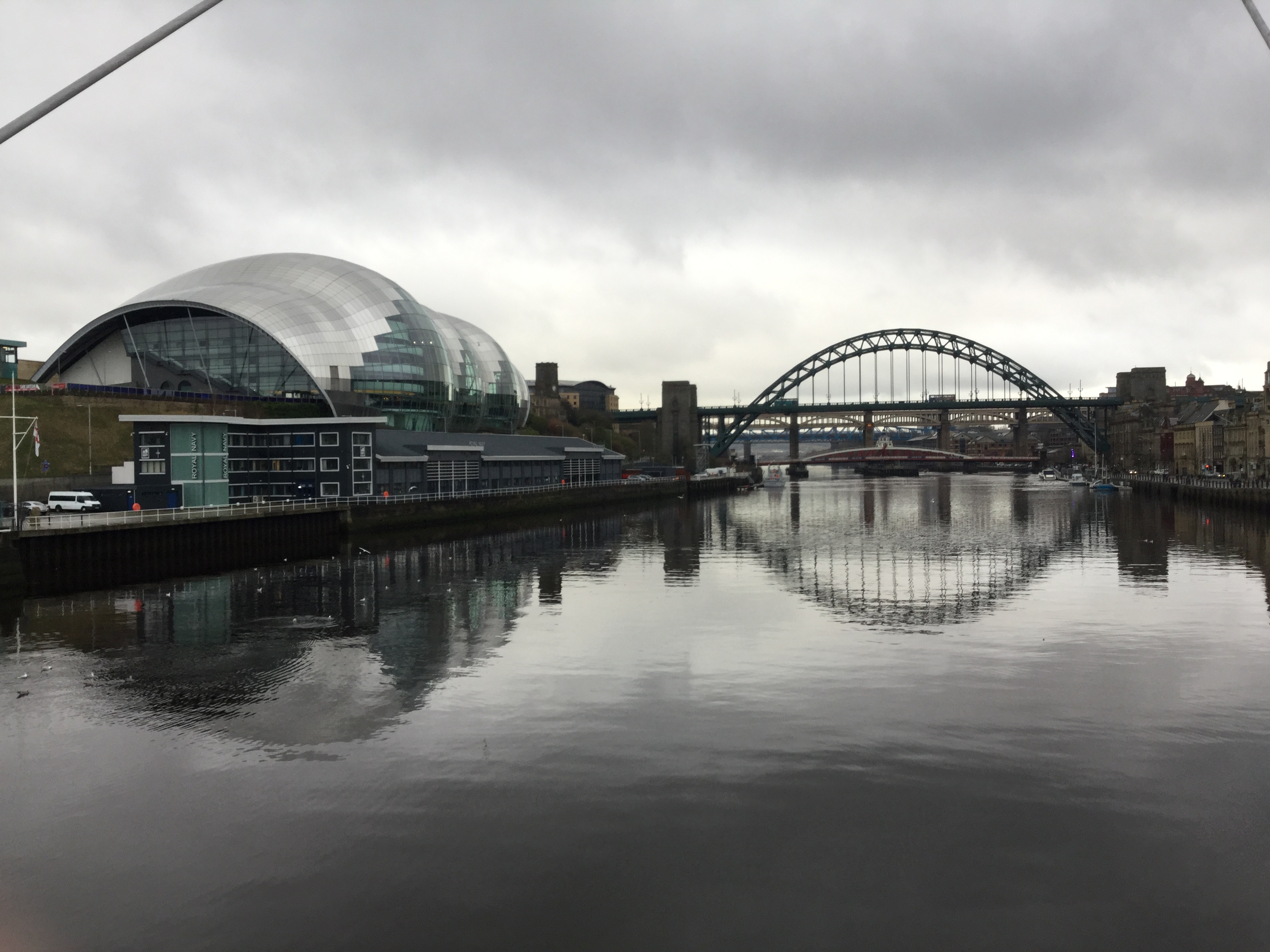 Photo courtesy of Julie, Sage Gateshead and Tyne bridge in background