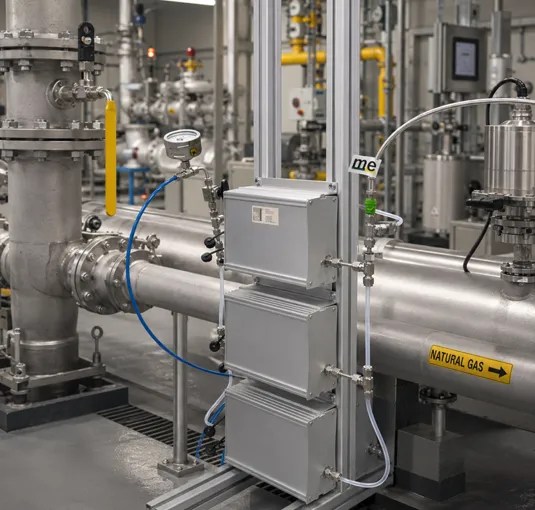 In the summer of 2020, three gasQS™ flonic measuring devices were sent directly into long-term field testing following initial laboratory calibration. In collaboration with Regionalwerke Baden (RWB), the devices were installed in a 5-bar gas distribution station under real network conditions. All three devices ran in continuous operation through to 2026.