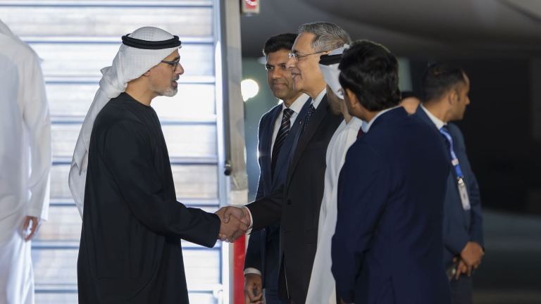 UAE Crown Prince lands in New Delhi for India AI summit