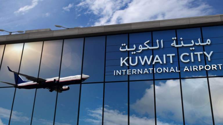The Kuwait International Airport.