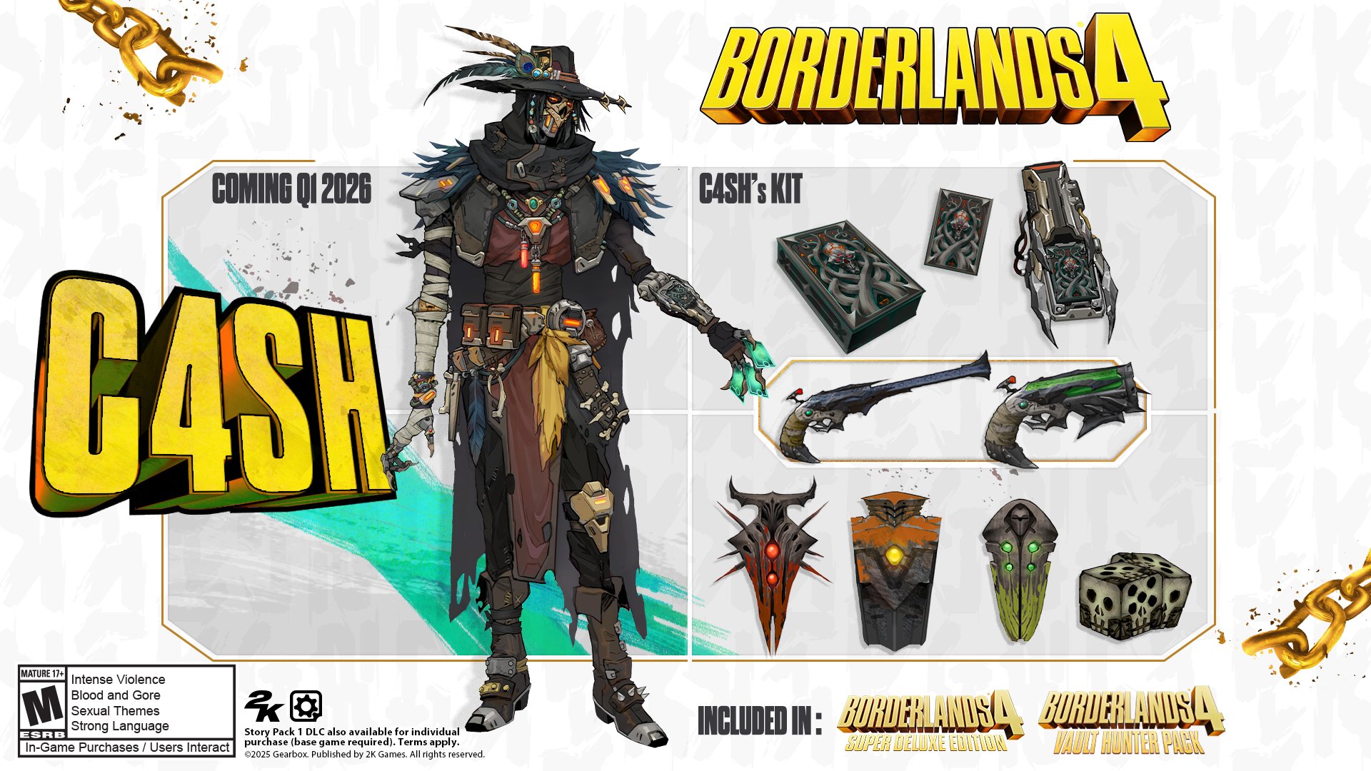 Borderlands 4 &ndash; Granata Atomica Potente A Cascata Per PC, Xbox, PS5 &ndash; Nuovo Sigillato