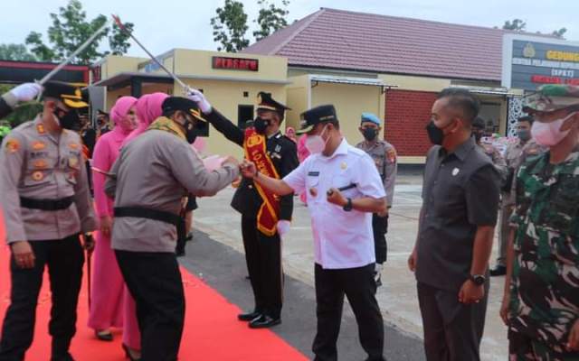 Bupati Seruyan Yulhaidir Menyambut Kedatangan Kapolres Seruyan Baru