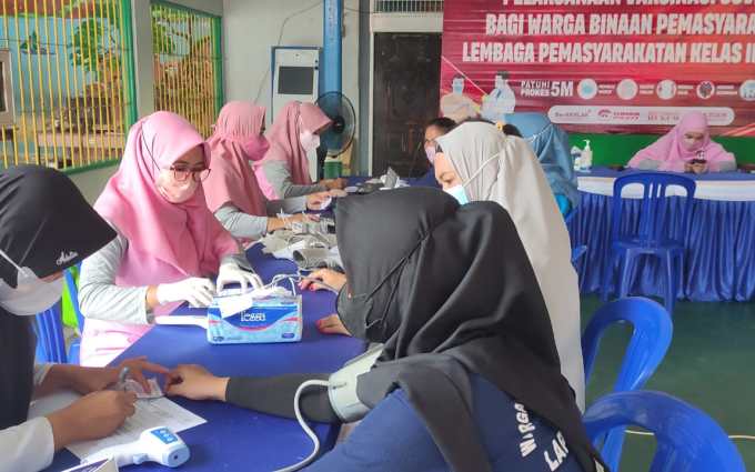 Peran Lembaga Pemasyarakatan Sampit Dalam Mensukseskan Herd Immunity