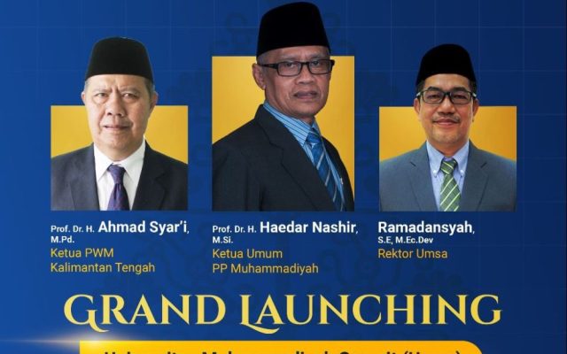 Sah! Ramadansyah Resmi Jadi Rektor Universitas Muhammadiyah Sampit