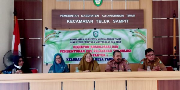 DPMD Sosialisasi Posyantek Desa di Kecamatan Teluk Sampit
