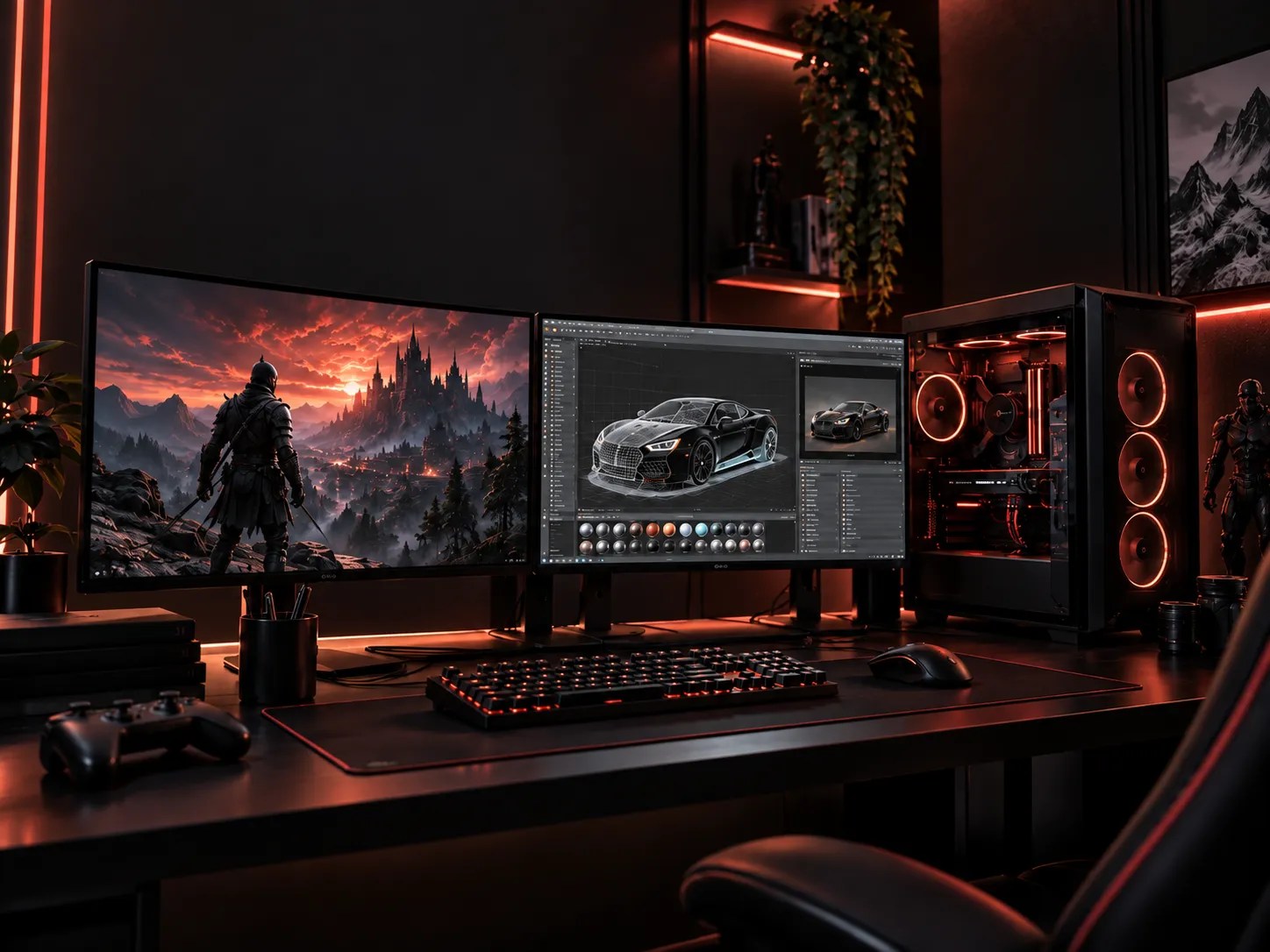 Gaming & Render Setup