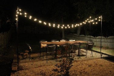 string lights patio outdoor hanging diy garden ways strings target porch hang backyard brooklyn lighting install illuminate nothing five bistro
