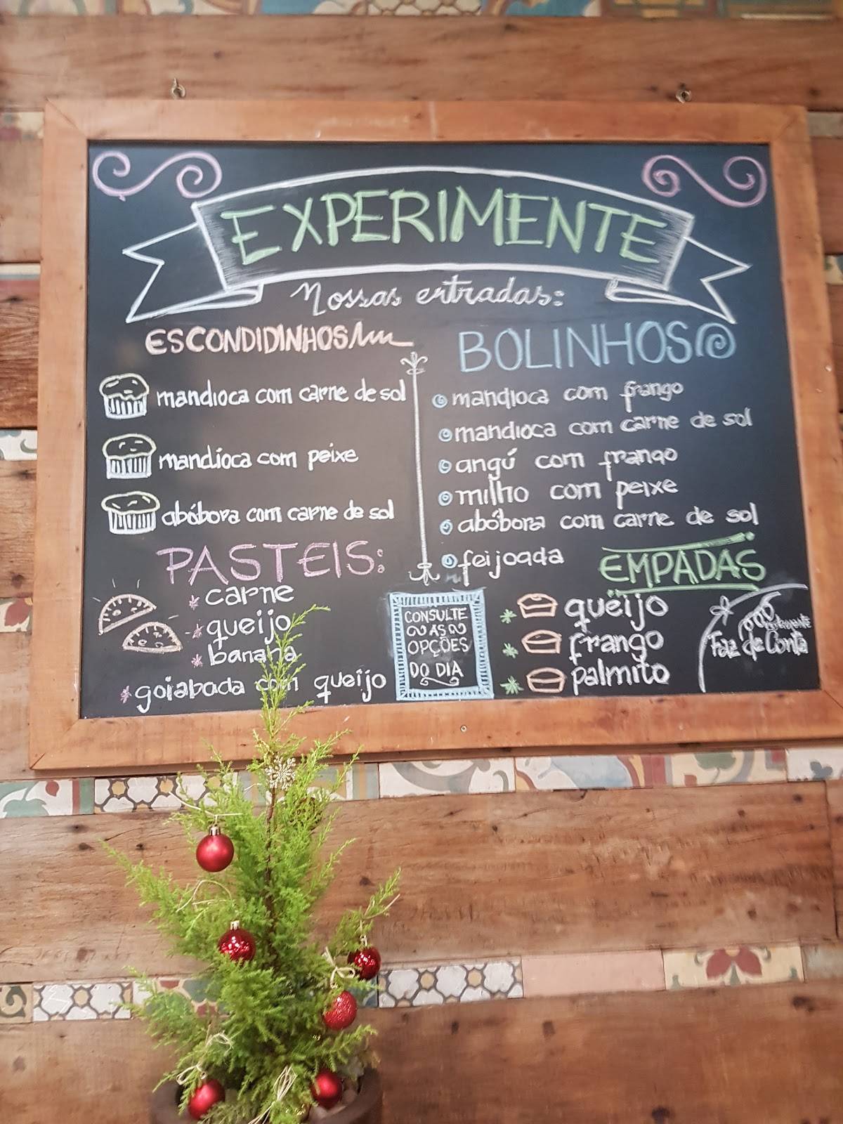 Menu em faz de conta restaurante, nova lima, avenida toronto