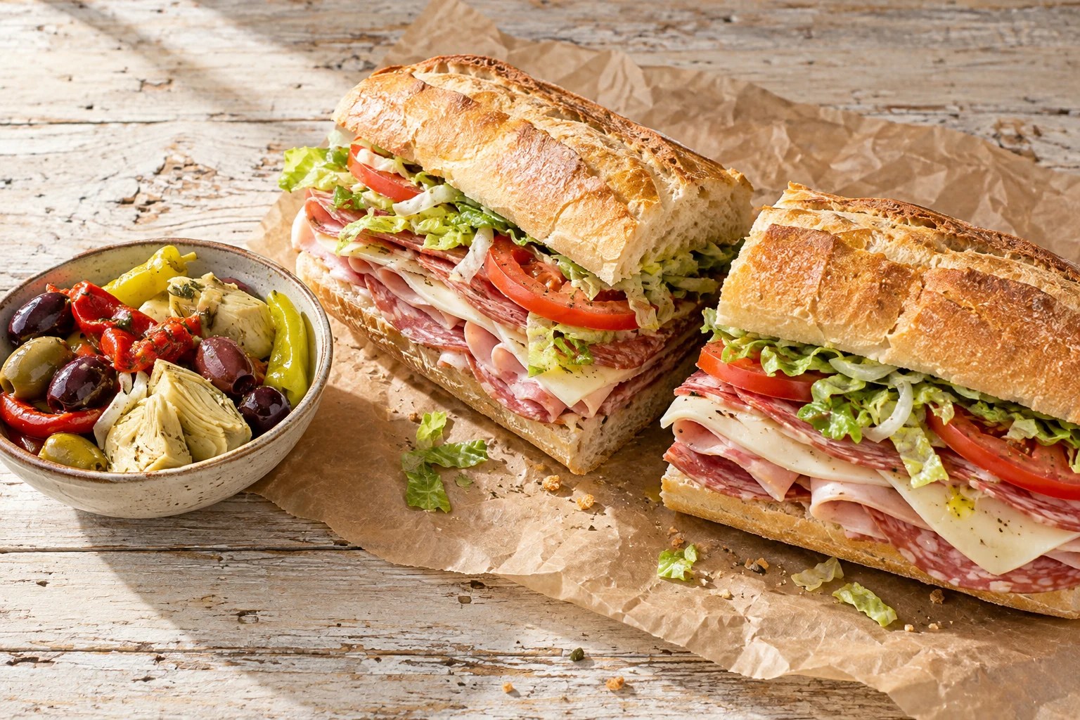 Illustrative food scene for menu planning; not a restaurant product photograph