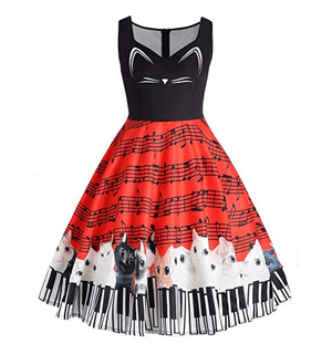 Fun And Fashionable Christmas Cat Dresses For Women Who Love Kitties Meow As Fluff
