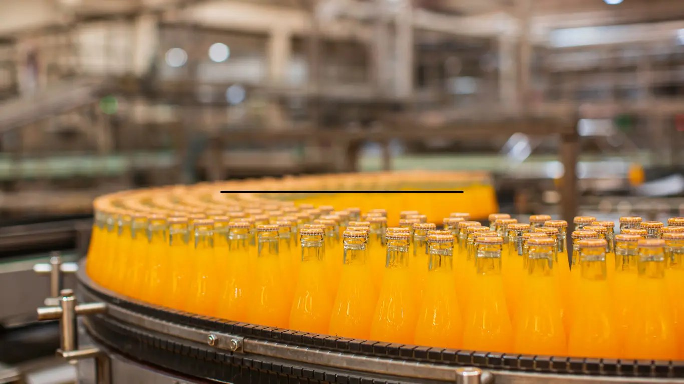 industrial automation machinery in manufacturing facility