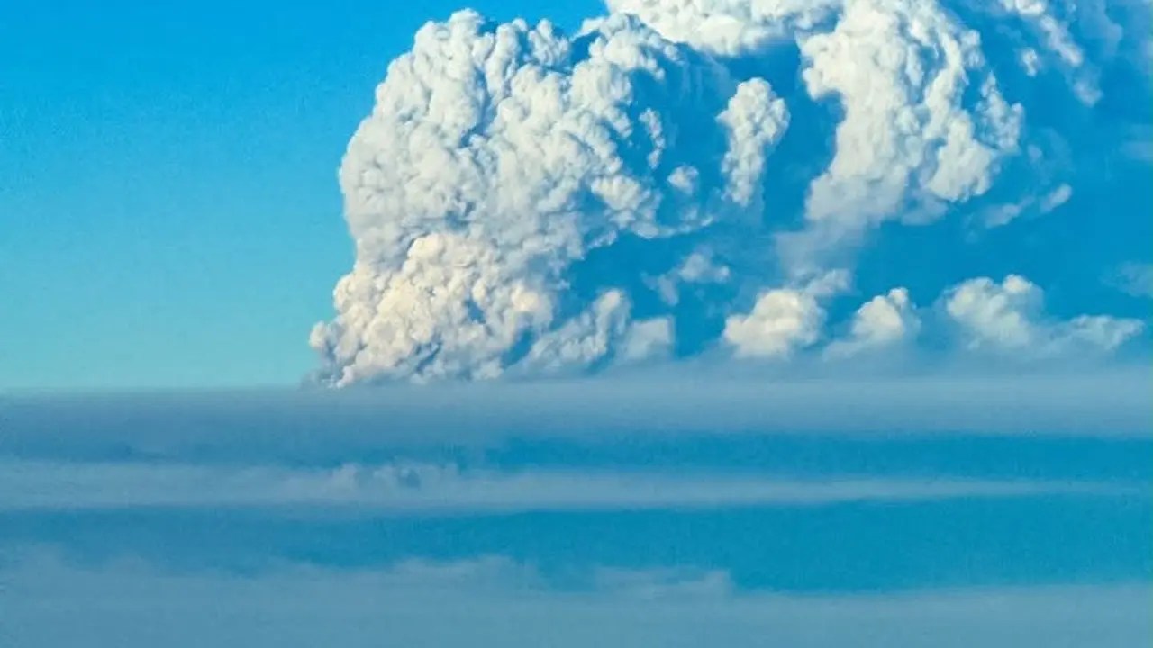 Aktivitas vulkanik Anak Krakatau. FOTO/Istimewa