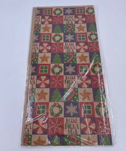 Papel para Regalo Navideño C/5pzs