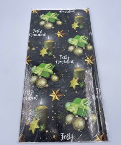 Papel para Regalo Navideño C/5pzs