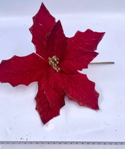 Flor Nochebuena Terciopelo M-1165