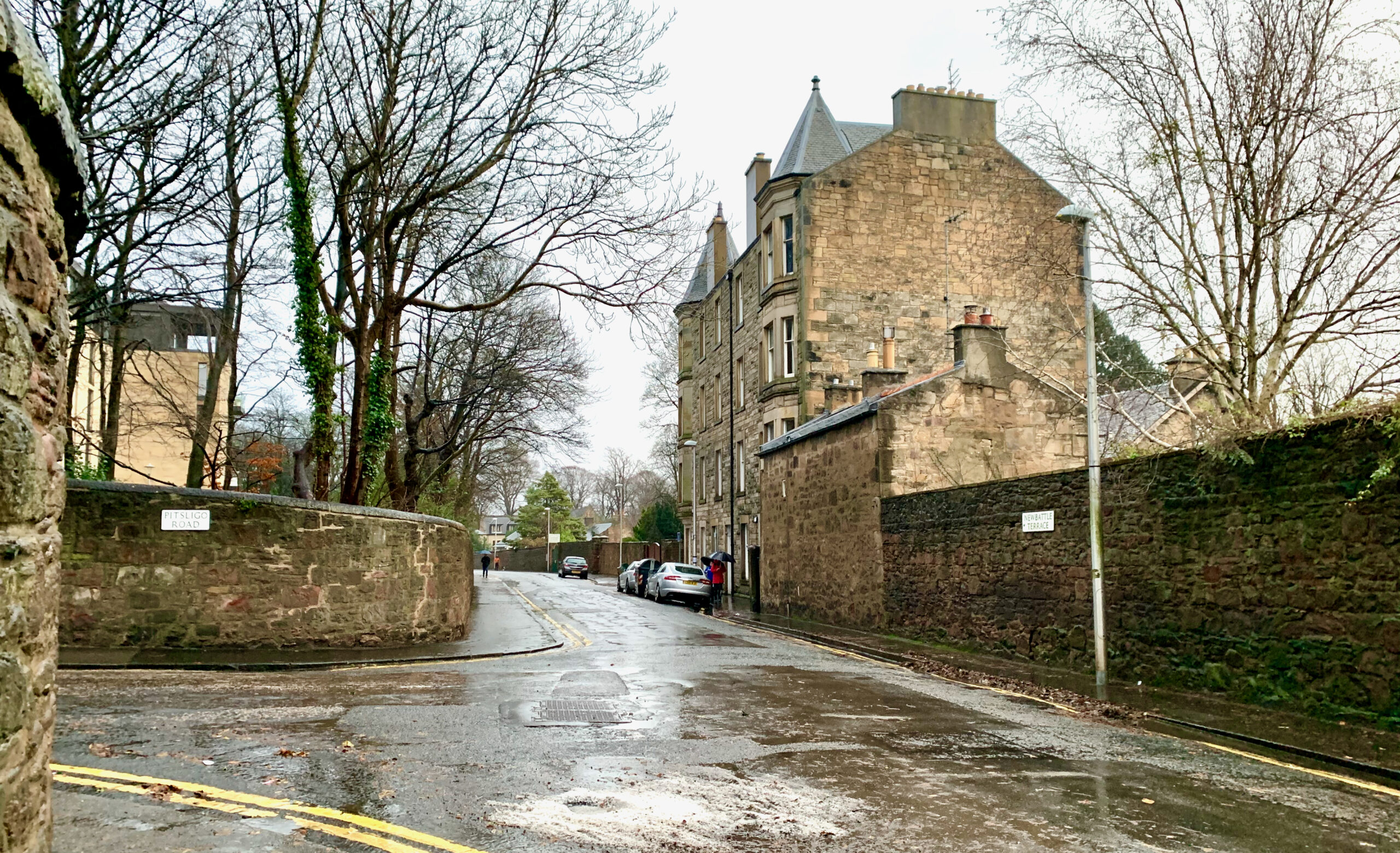 Junction of Newbattle Terrace and Pitsligo Road