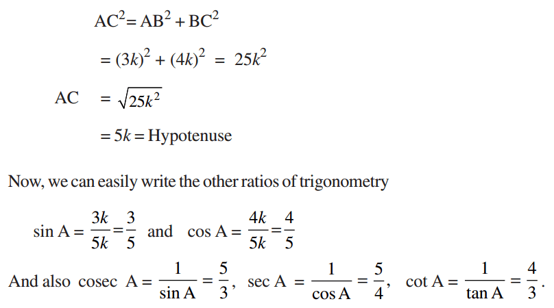 Trig Ratio Example