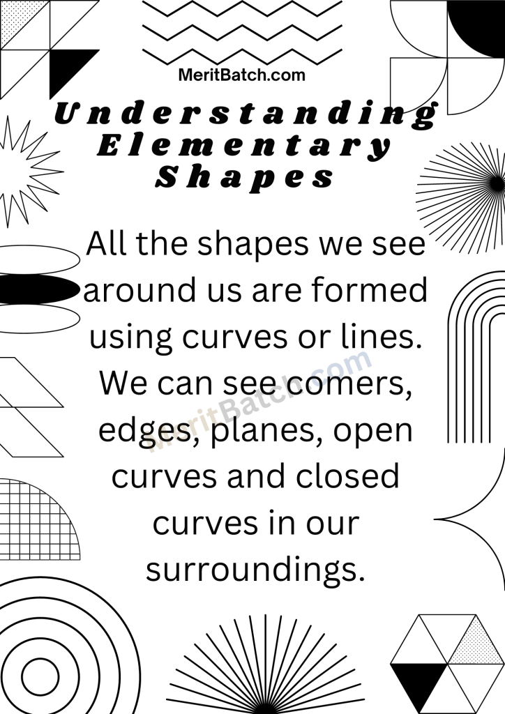 Understanding Elementary Shapes Class 6 Notes