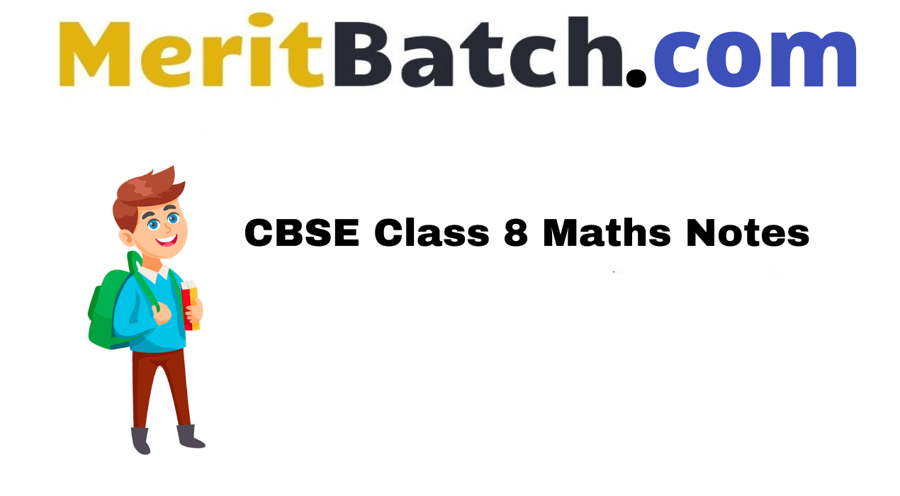 CBSE Class 8 Maths Notes