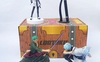 Lootaku Review October 2017 ‘MASTERS of the SWORD’ (Sword Art Online/One Piece/Gintama) TRIPLE FIGURE BOX Unboxing