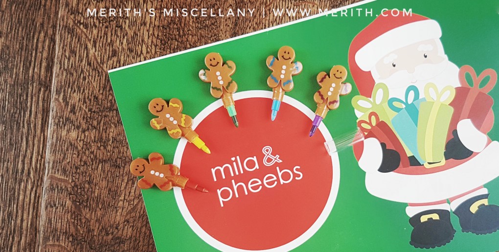 Mila and Pheebs Review December Christmas Box Kids Stationary Activity Subscription Box