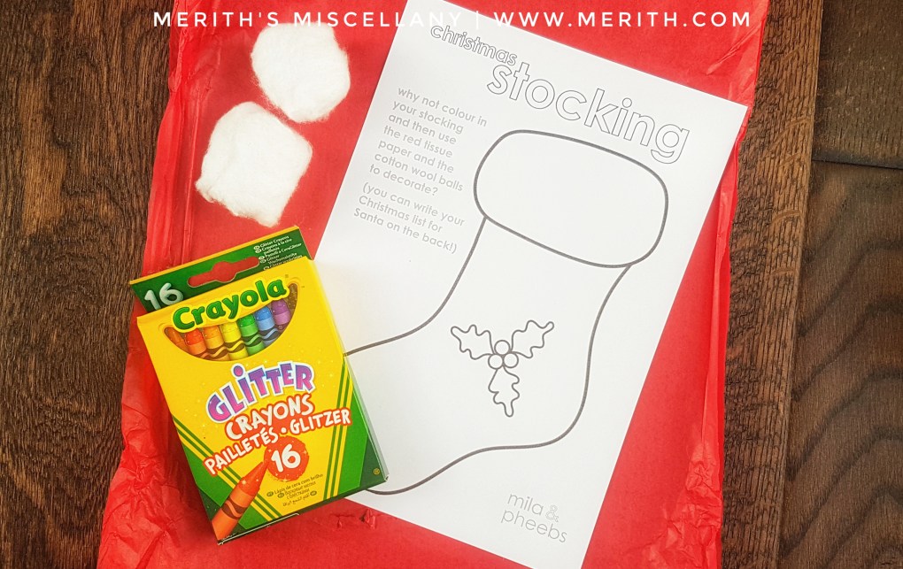Mila and Pheebs Review December Christmas Box Kids Stationary Activity Subscription Box