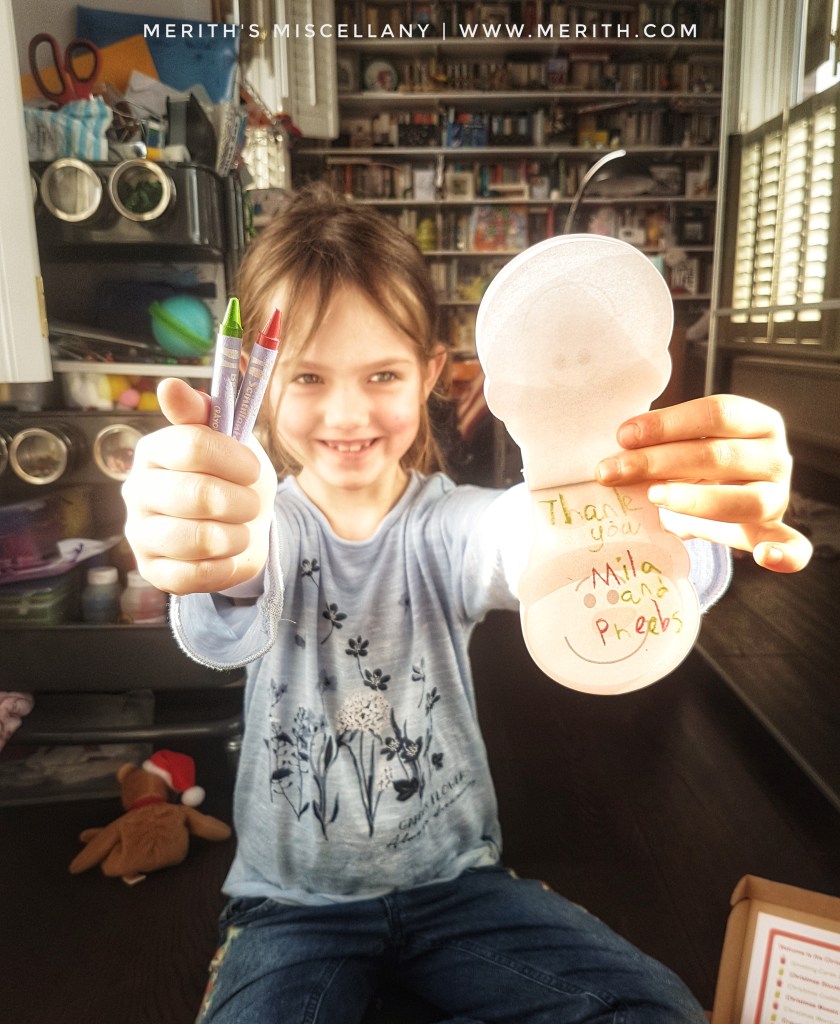 Mila and Pheebs Review December Christmas Box Kids Stationary Activity Subscription Box