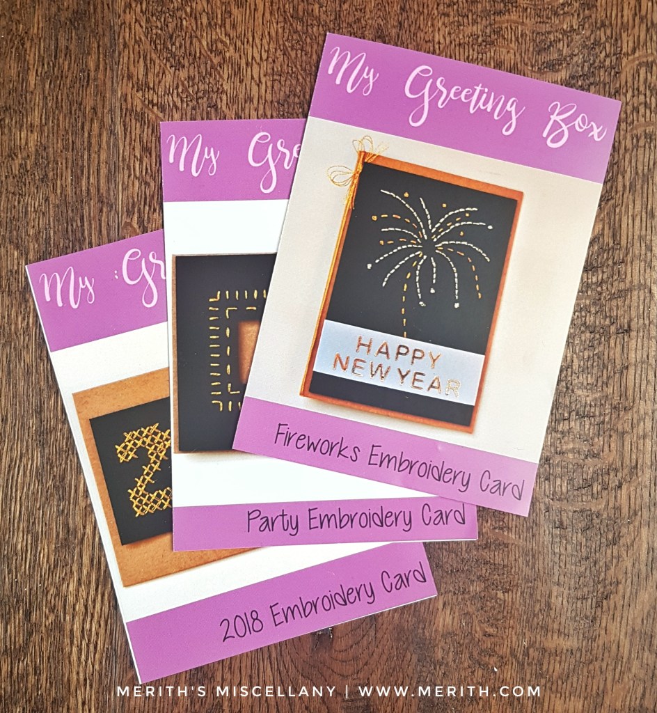 My Greeting Box Review December 2017 Cardmaking Subscription Box