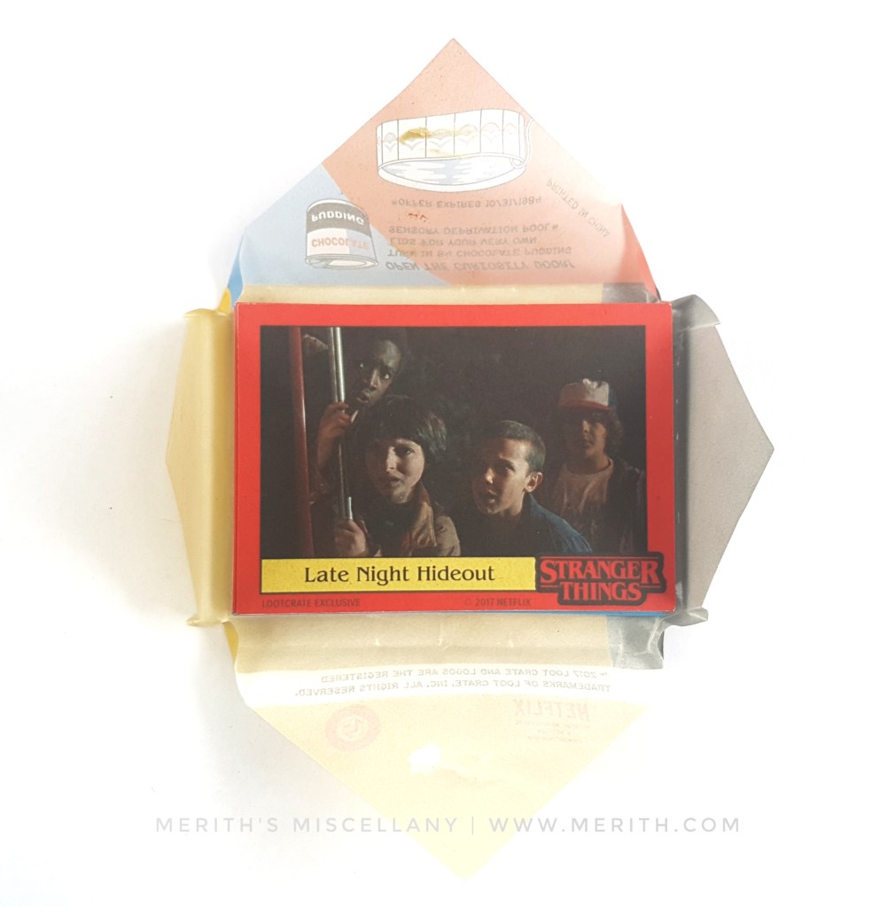 Stranger Things Trading Cards Wax Pack Loot Crate Review Stranger Things Unboxing Limited Edition Crate